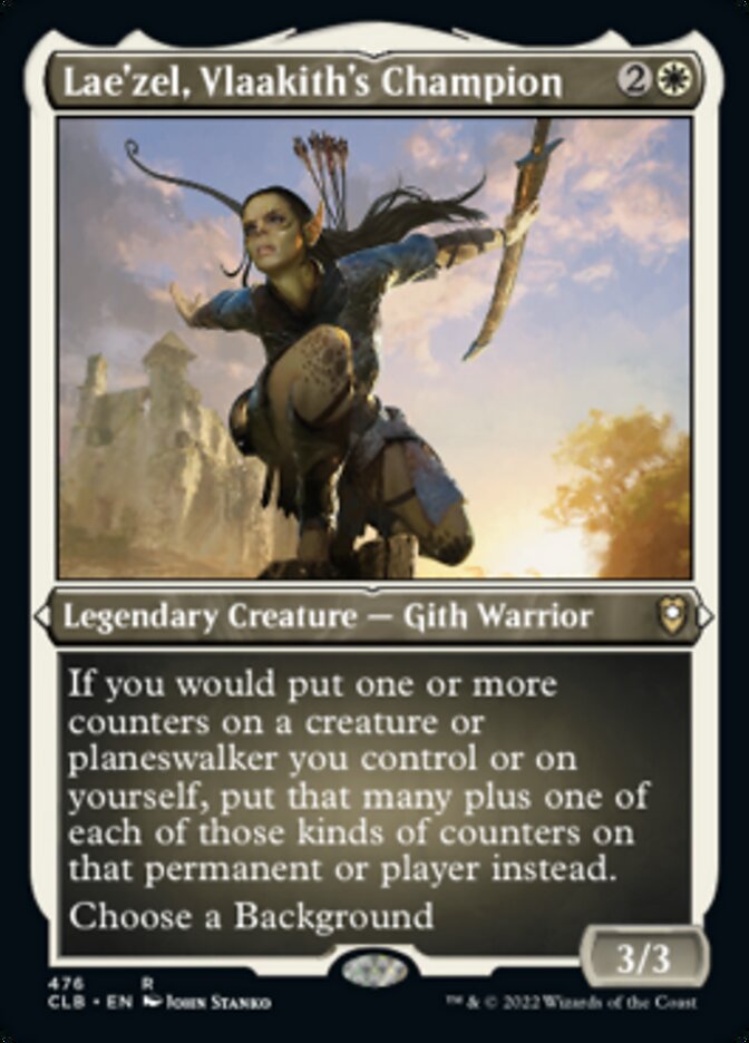 Lae'zel, Vlaakith's Champion (Foil Etched) [Commander Legends: Battle for Baldur's Gate] | Gear Gaming Fayetteville