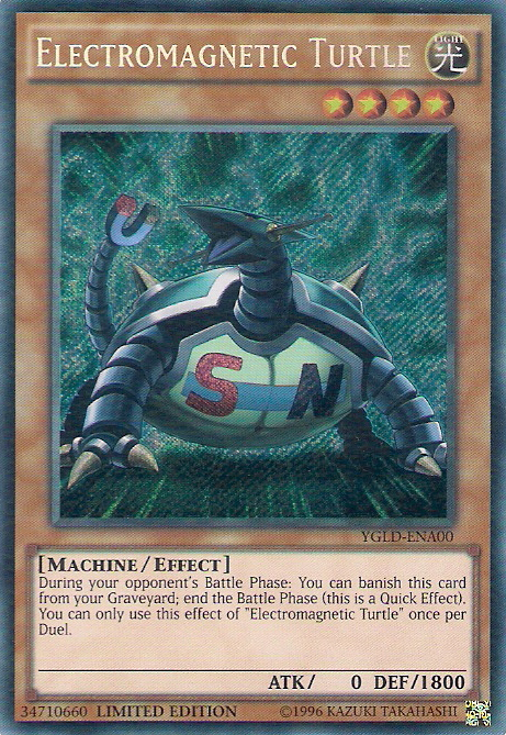 Electromagnetic Turtle [YGLD-ENA00] Secret Rare | Gear Gaming Fayetteville