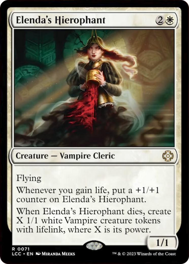 Elenda's Hierophant [The Lost Caverns of Ixalan Commander] | Gear Gaming Fayetteville