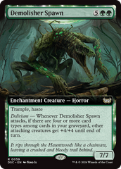 Demolisher Spawn (Extended Art) [Duskmourn: House of Horror Commander] | Gear Gaming Fayetteville