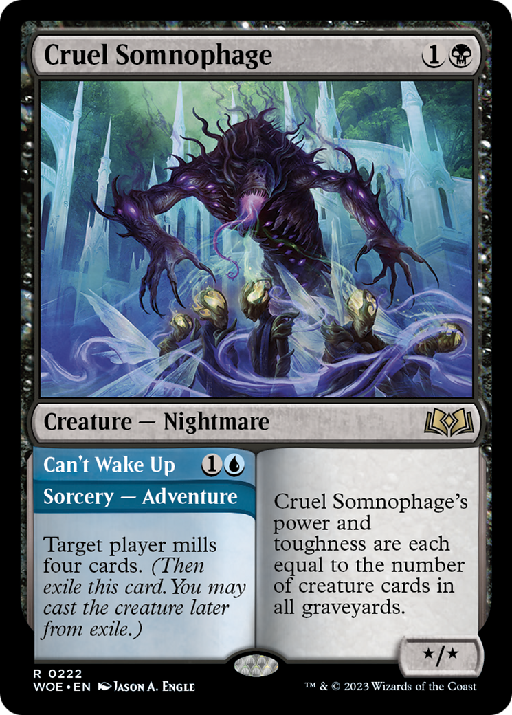 Cruel Somnophage // Can't Wake Up [Wilds of Eldraine] | Gear Gaming Fayetteville