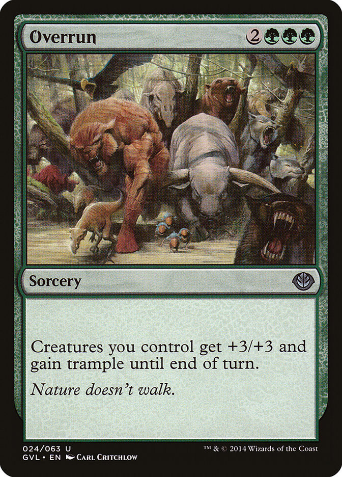 Overrun (Garruk vs. Liliana) [Duel Decks Anthology] | Gear Gaming Fayetteville