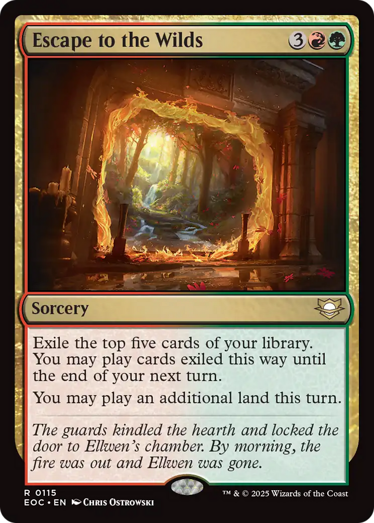 Escape to the Wilds [Edge of Eternities Commander] | Gear Gaming Fayetteville