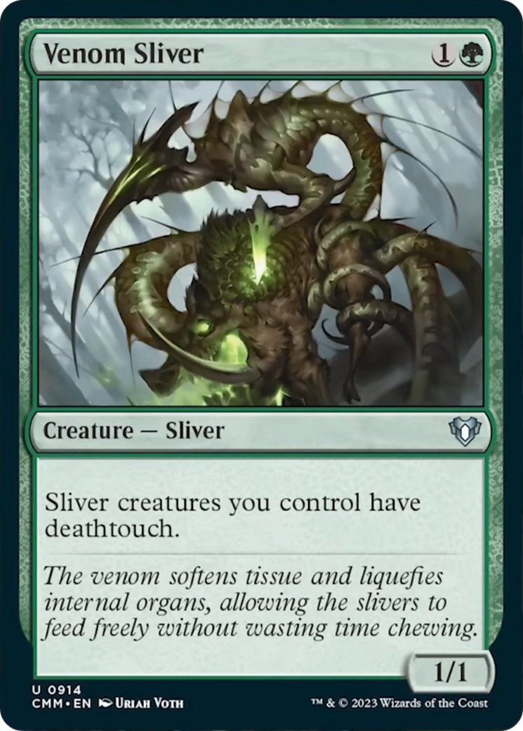 Venom Sliver [Commander Masters] | Gear Gaming Fayetteville