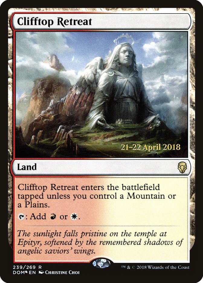 Clifftop Retreat [Dominaria Prerelease Promos] | Gear Gaming Fayetteville