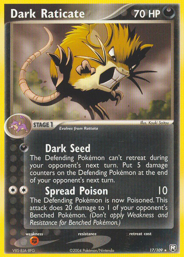 Dark Raticate (17/109) [EX: Team Rocket Returns] | Gear Gaming Fayetteville