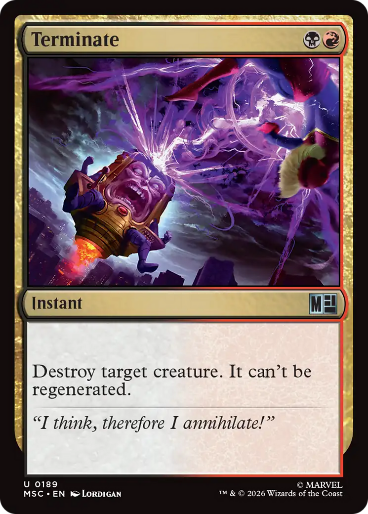 Terminate (Surge Foil) [Marvel Super Heroes Commander] | Gear Gaming Fayetteville