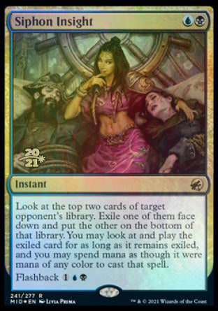 Siphon Insight [Innistrad: Midnight Hunt Prerelease Promos] | Gear Gaming Fayetteville
