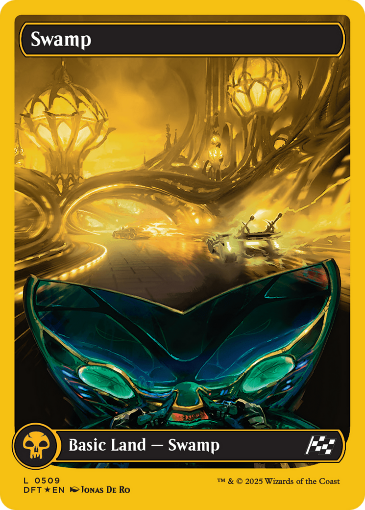 Swamp (0509) (First-Place Foil) [Aetherdrift] | Gear Gaming Fayetteville