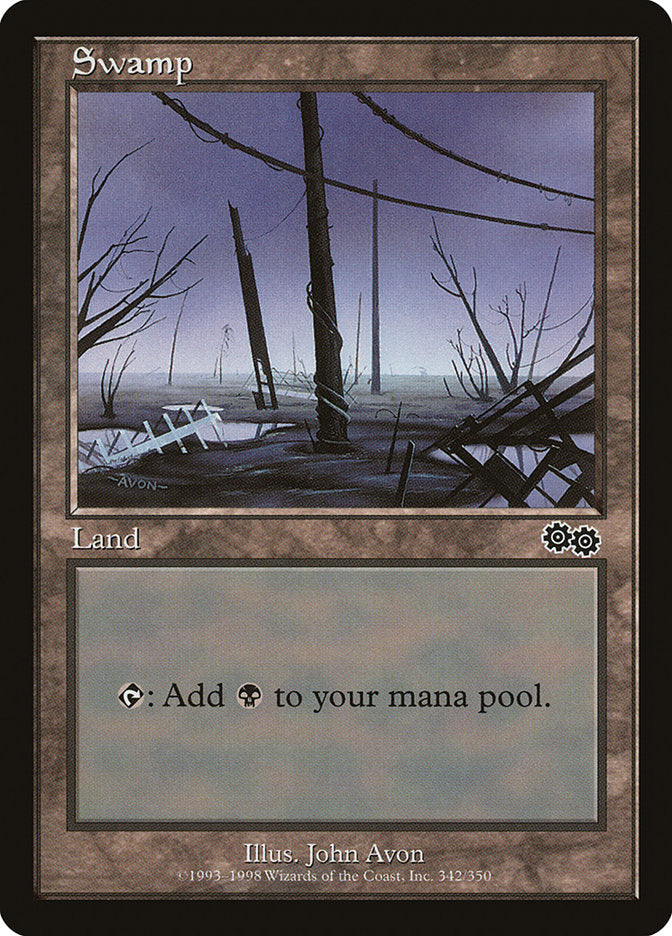 Swamp (342) [Urza's Saga] | Gear Gaming Fayetteville