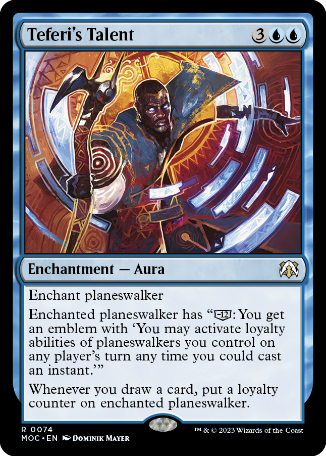 Teferi's Talent [March of the Machine Commander] | Gear Gaming Fayetteville