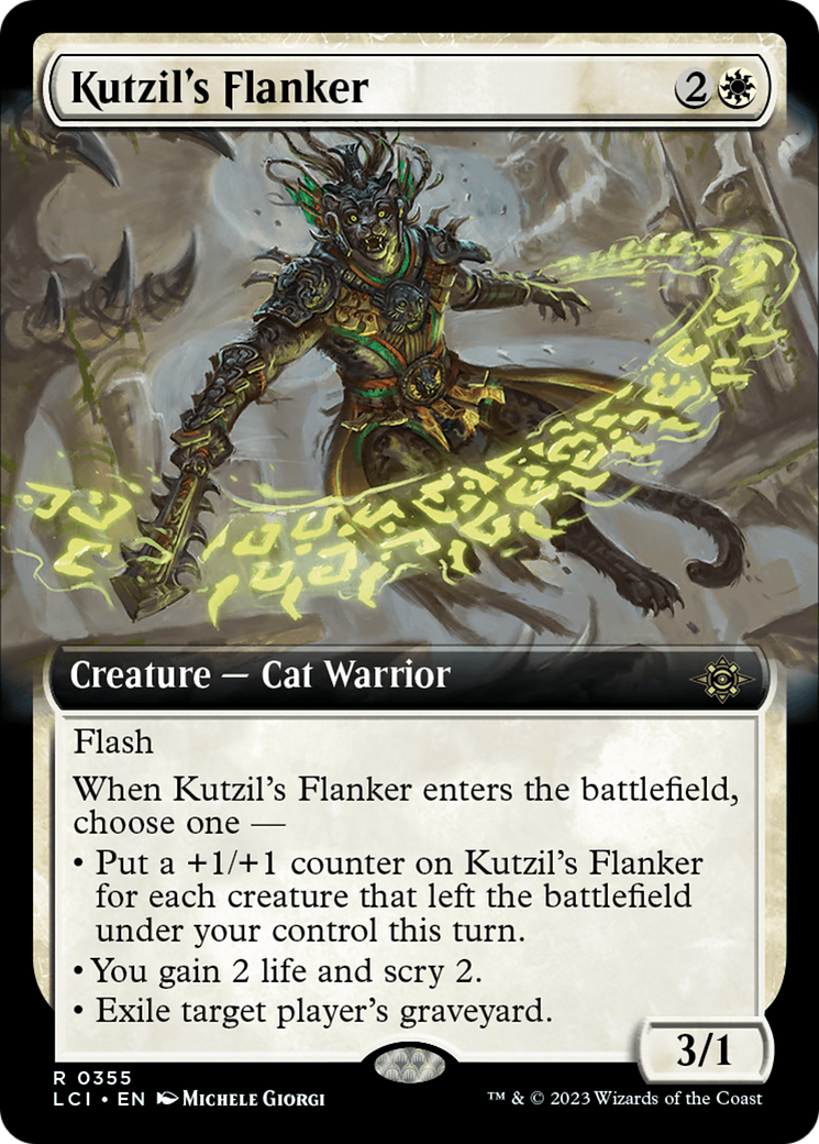 Kutzil's Flanker (Extended Art) [The Lost Caverns of Ixalan] | Gear Gaming Fayetteville