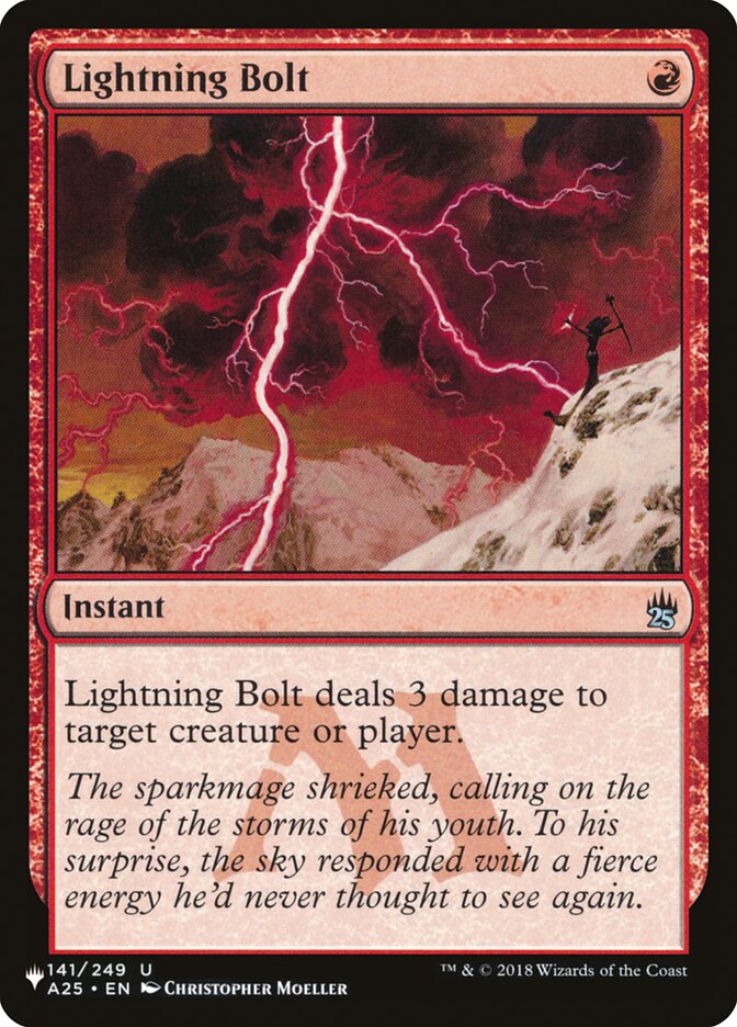 Lightning Bolt (141/249) [The List] | Gear Gaming Fayetteville