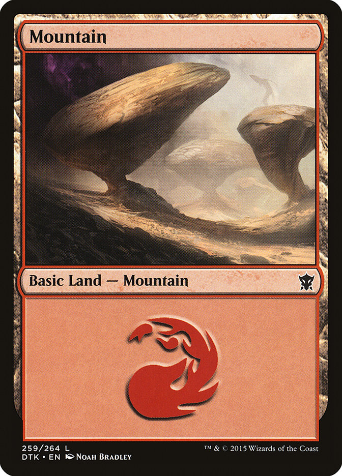 Mountain (259) [Dragons of Tarkir] | Gear Gaming Fayetteville