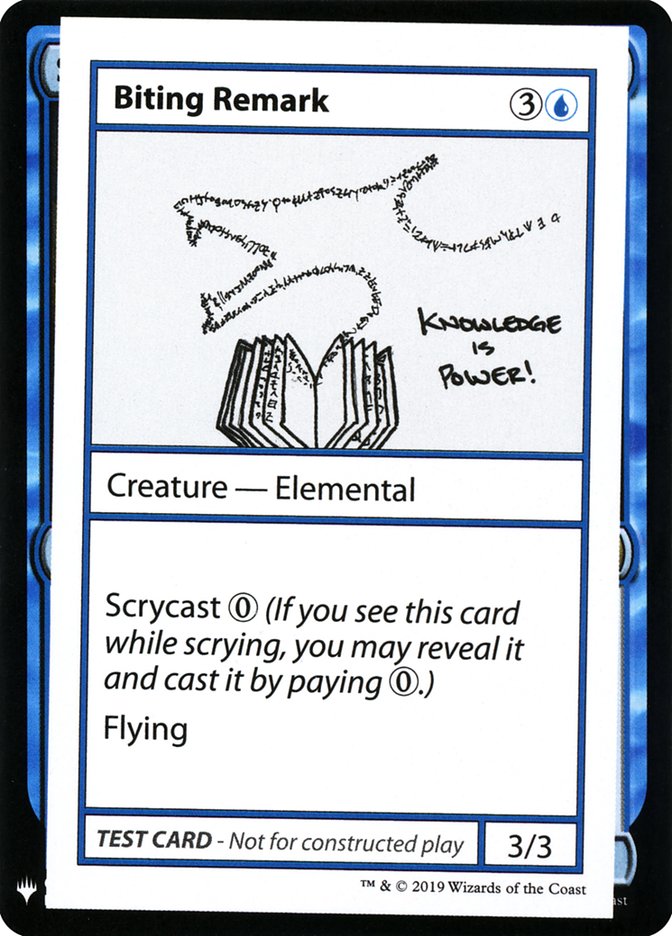 Biting Remark [Mystery Booster Playtest Cards] | Gear Gaming Fayetteville