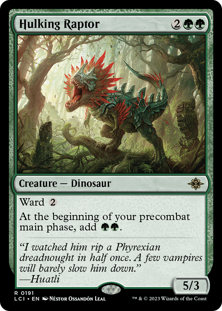 Hulking Raptor [The Lost Caverns of Ixalan] | Gear Gaming Fayetteville