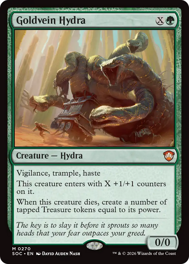 Goldvein Hydra [Secrets of Strixhaven Commander] | Gear Gaming Fayetteville