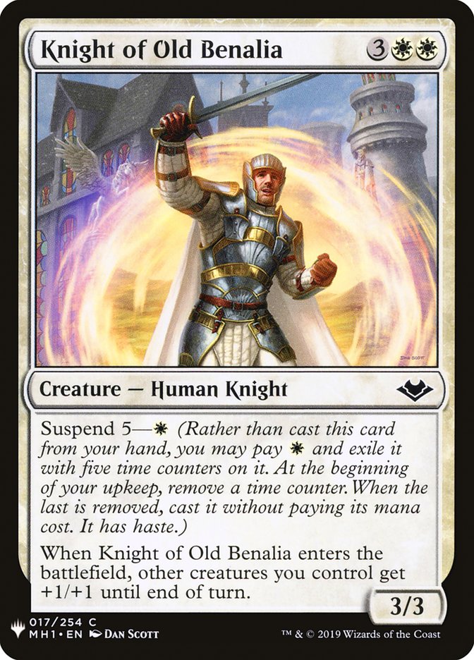 Knight of Old Benalia [Mystery Booster] | Gear Gaming Fayetteville