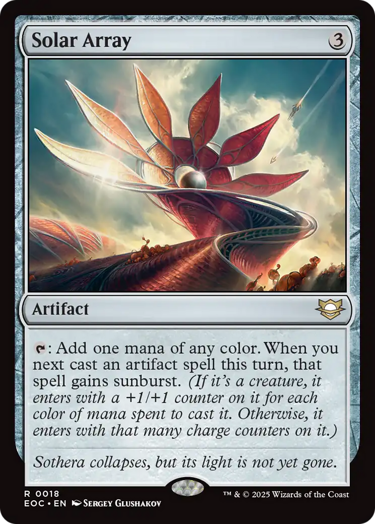 Solar Array [Edge of Eternities Commander] | Gear Gaming Fayetteville