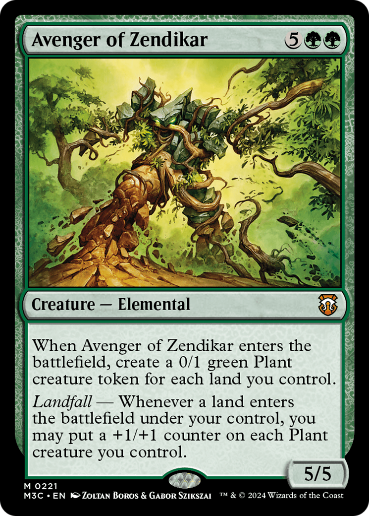 Avenger of Zendikar (Ripple Foil) [Modern Horizons 3 Commander] | Gear Gaming Fayetteville