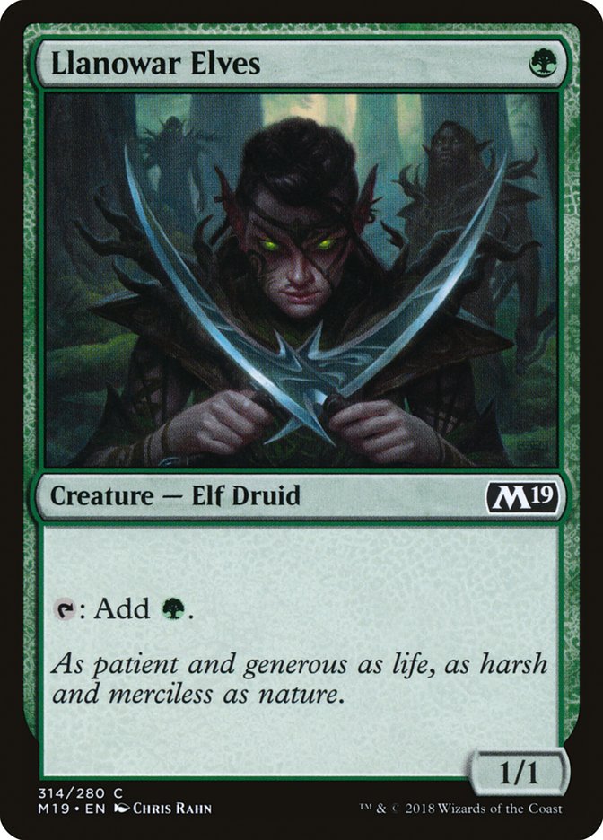 Llanowar Elves [Core Set 2019] | Gear Gaming Fayetteville