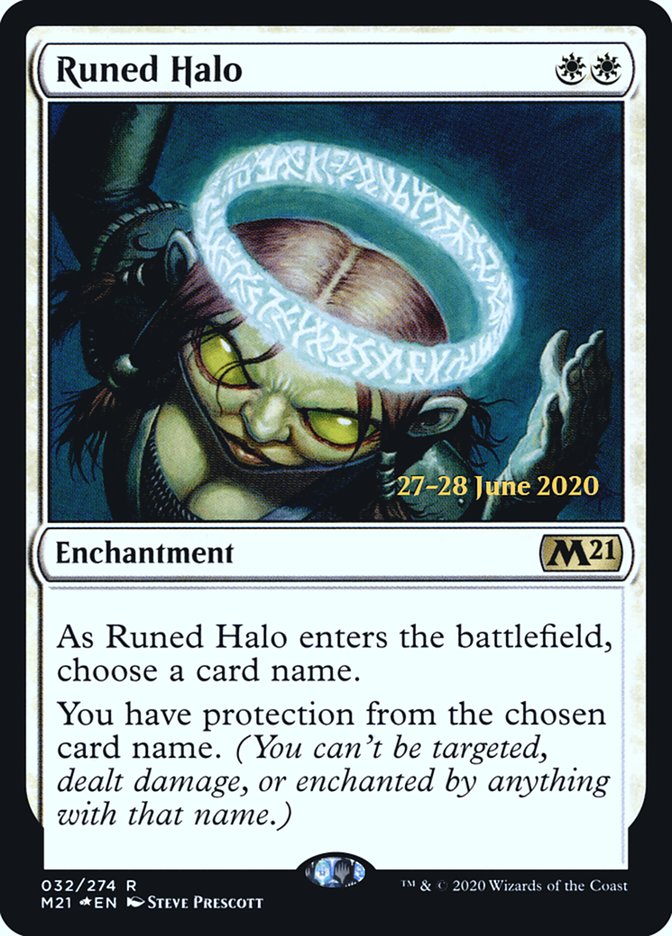 Runed Halo [Core Set 2021 Prerelease Promos] | Gear Gaming Fayetteville