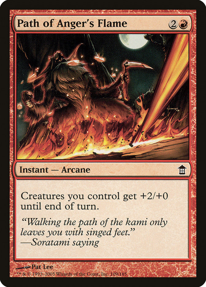 Path of Anger's Flame [Saviors of Kamigawa] | Gear Gaming Fayetteville