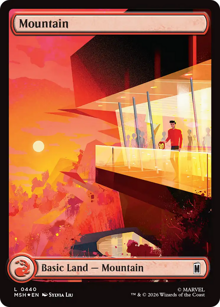 Mountain (0440) (Surge Foil) [Marvel Super Heroes] | Gear Gaming Fayetteville