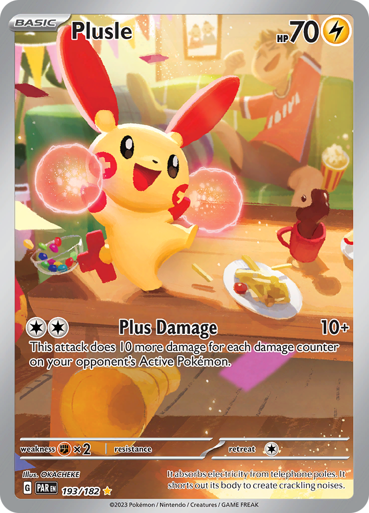 Plusle (193/182) [Scarlet & Violet: Paradox Rift] | Gear Gaming Fayetteville