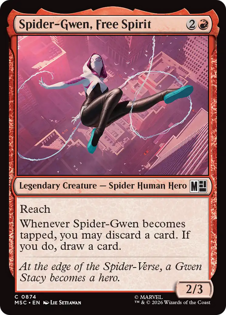 Spider-Gwen, Free Spirit [Marvel Super Heroes Commander] | Gear Gaming Fayetteville