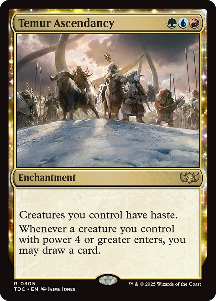 Temur Ascendancy [Tarkir: Dragonstorm Commander] | Gear Gaming Fayetteville