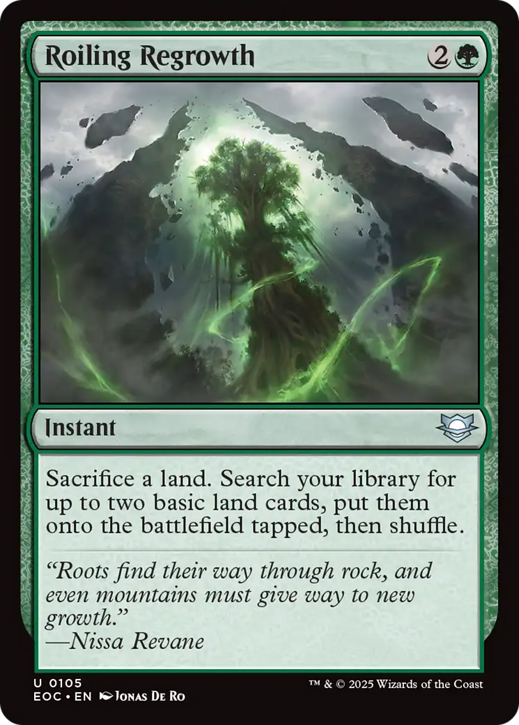 Roiling Regrowth [Edge of Eternities Commander] | Gear Gaming Fayetteville