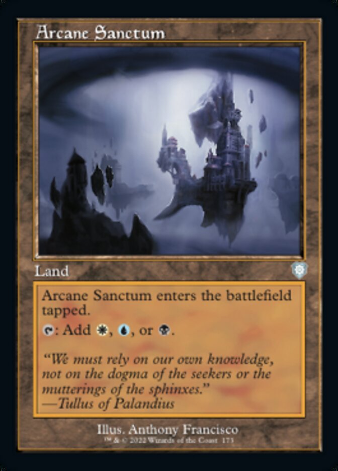 Arcane Sanctum (Retro) [The Brothers' War Commander] | Gear Gaming Fayetteville