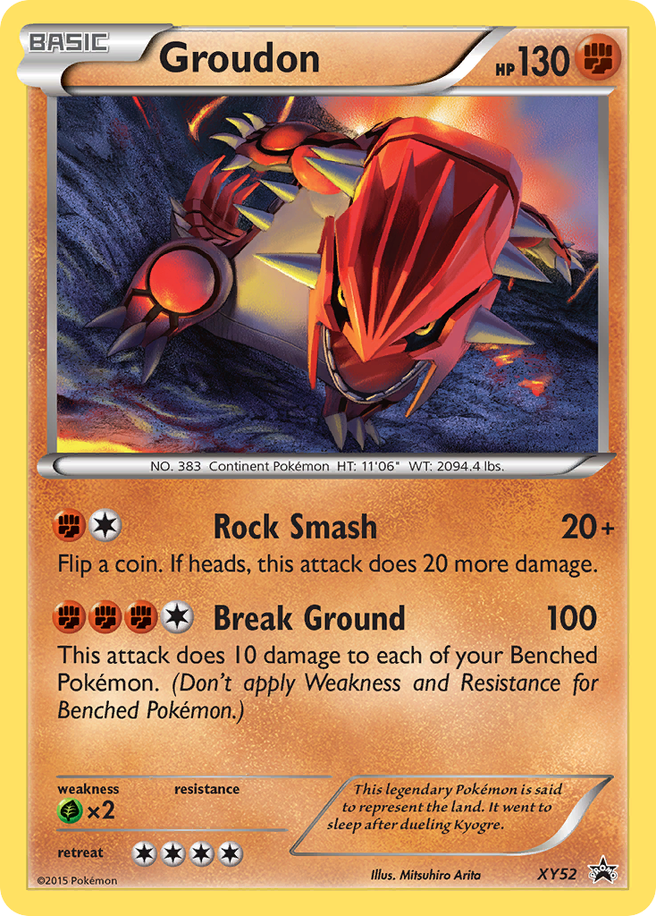 Groudon (XY52) [XY: Black Star Promos] | Gear Gaming Fayetteville