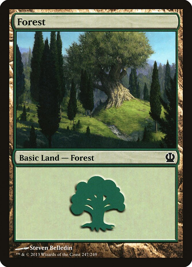 Forest (247) [Theros] | Gear Gaming Fayetteville