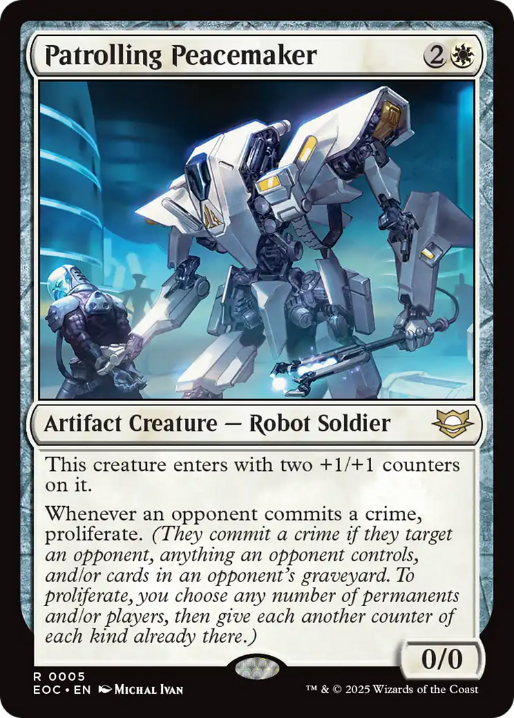 Patrolling Peacemaker [Edge of Eternities Commander] | Gear Gaming Fayetteville