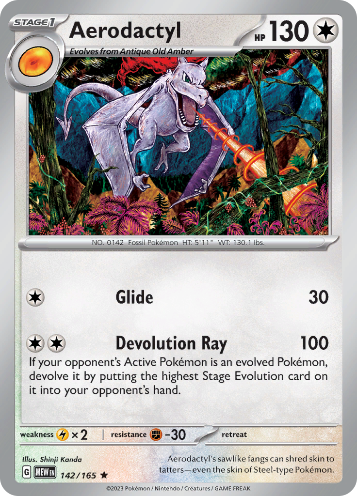 Aerodactyl (142/165) [Scarlet & Violet: 151] | Gear Gaming Fayetteville