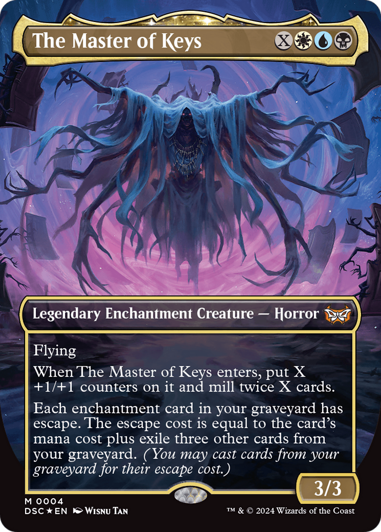 The Master of Keys (Borderless) [Duskmourn: House of Horror Commander] | Gear Gaming Fayetteville