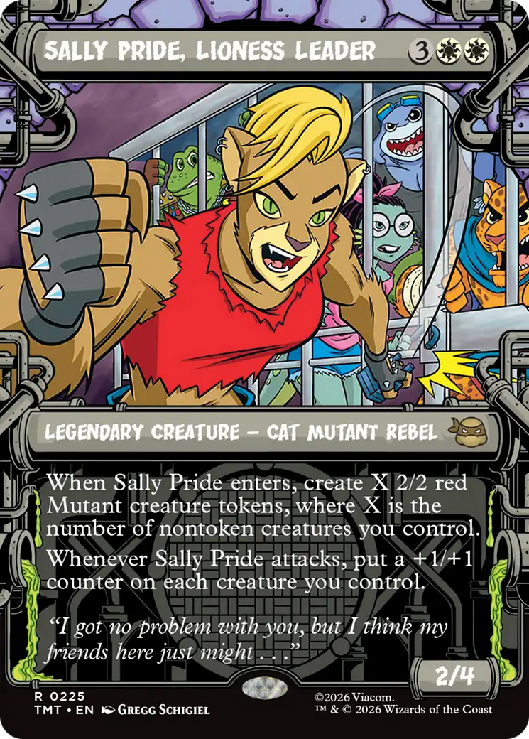Sally Pride, Lioness Leader (Showcase) [Teenage Mutant Ninja Turtles] | Gear Gaming Fayetteville