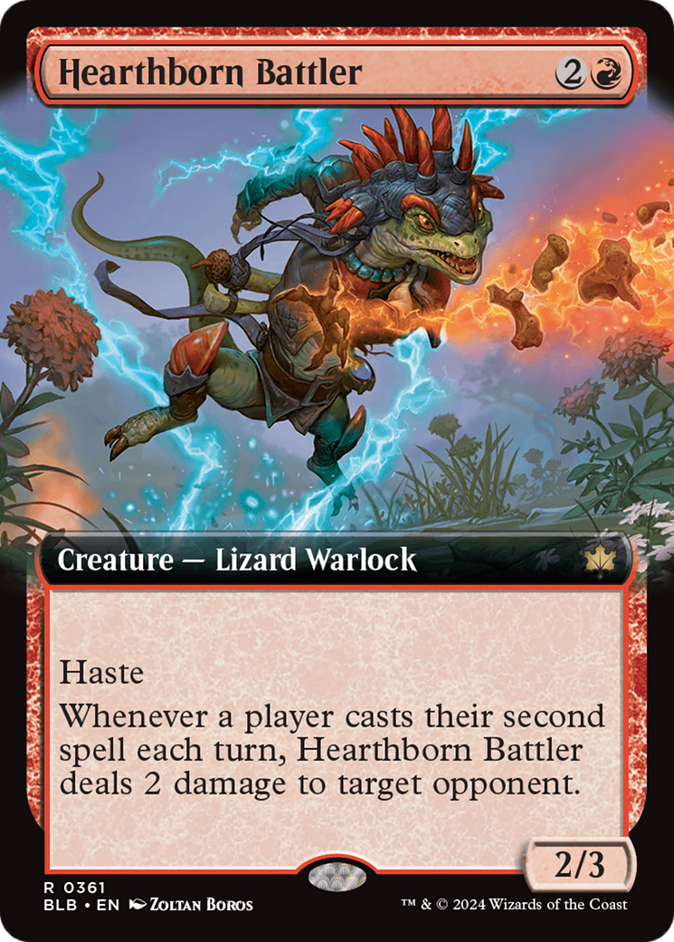 Hearthborn Battler (Extended Art) [Bloomburrow] | Gear Gaming Fayetteville