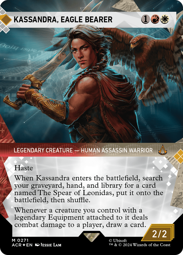 Kassandra, Eagle Bearer (Showcase) (Textured Foil) [Assassin's Creed] | Gear Gaming Fayetteville