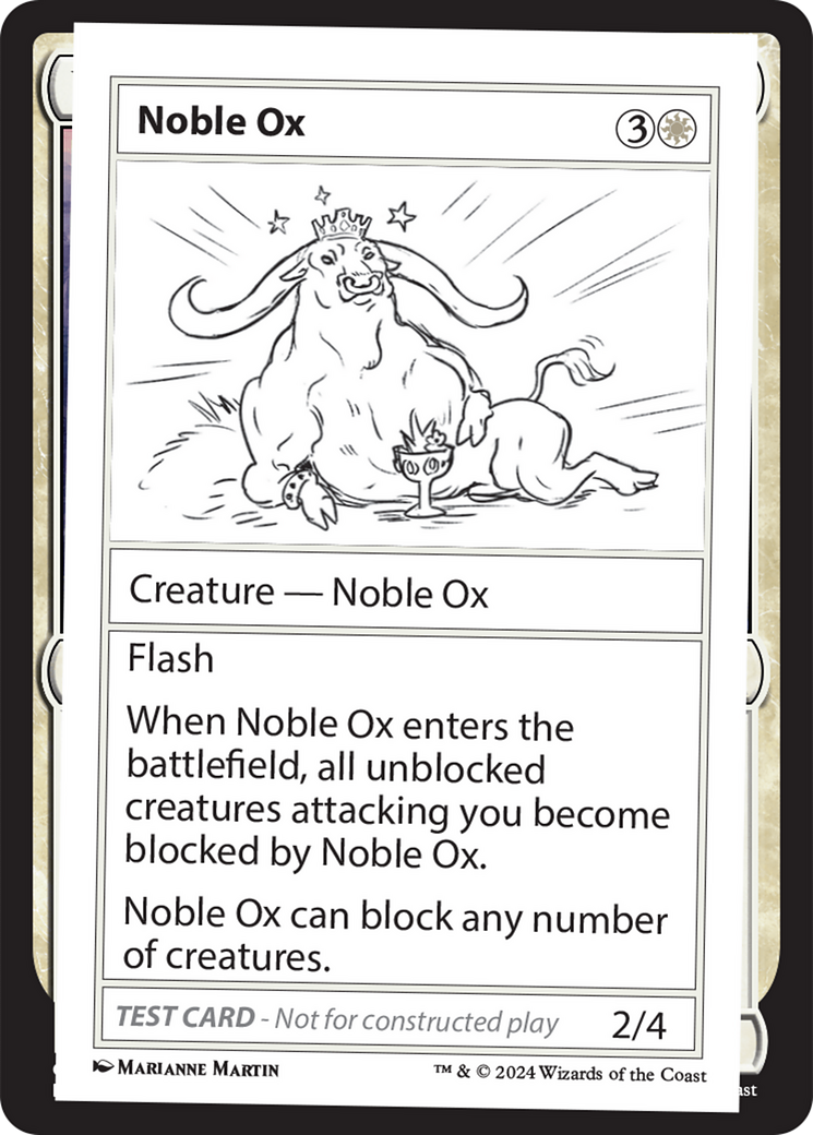 Noble Ox [Mystery Booster 2 Playtest Cards] | Gear Gaming Fayetteville