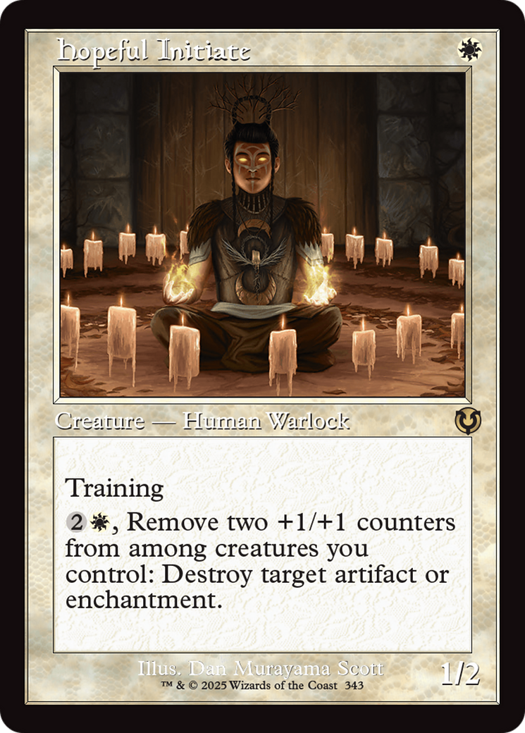 Hopeful Initiate (Retro Frame) [Innistrad Remastered] | Gear Gaming Fayetteville