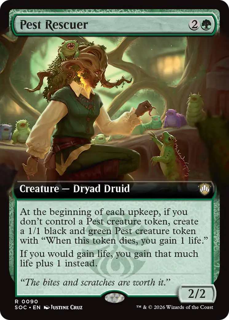 Pest Rescuer (Extended Art) [Secrets of Strixhaven Commander] | Gear Gaming Fayetteville