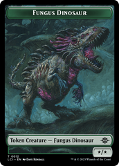 Fungus Dinosaur // Dinosaur (0001) Double-Sided Token [The Lost Caverns of Ixalan Tokens] | Gear Gaming Fayetteville