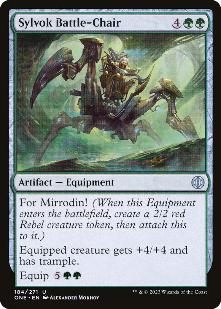 Sylvok Battle-Chair [Phyrexia: All Will Be One] | Gear Gaming Fayetteville