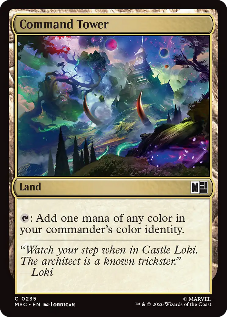 Command Tower (0235) (Surge Foil) [Marvel Super Heroes Commander] | Gear Gaming Fayetteville