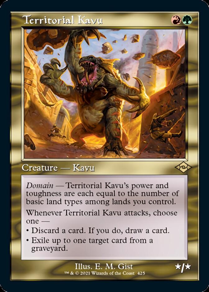 Territorial Kavu (Retro Foil Etched) [Modern Horizons 2] | Gear Gaming Fayetteville