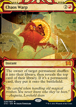 Chaos Warp (Foil Etched) [Strixhaven: School of Mages Mystical Archive] | Gear Gaming Fayetteville