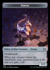 Phyrexian Mite (011) // Drone Double-Sided Token [Phyrexia: All Will Be One Tokens] | Gear Gaming Fayetteville